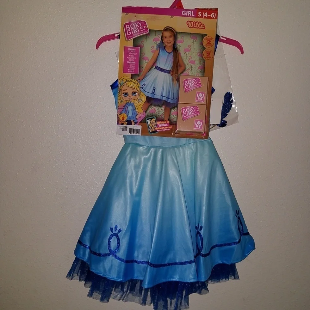 NEW Willa Boxy Girls Halloween Costume Small 4-6 - Picture 2 of 7